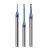 钨钢合金微小径深沟长颈2刃避空铣刀加长深加工微径平铣刀0.3 0.3*(3)4D*S2*50L