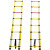 绝缘梯子 伸缩电力工程施工专用鱼竿梯 玻璃钢绝缘便携式竹节3米 2米 4米 伸缩鱼杆梯4米
