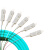 东电通信（DODEM）电信级12芯束状尾纤 法兰盘分纤箱ODF配线架专用 SC光纤 万兆多模 1.5米
