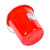 鸣固ZJ6775 【22L无盖款】塑料手提水桶红色圆形储水桶大小水桶不带盖子耐摔