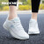 斯凯奇（SKECHERS）女鞋运动鞋网面透气夏季女生小白鞋舒适百搭轻便跑步鞋 白色149542 36 /6/230mm