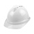 盾守 安全帽 V型透气(旋钮款) 工程工地建筑施工 防砸抗冲击 白色 1顶