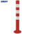 海斯迪克 HKLZ-5 PE警示柱 75cm交通警示柱 道路警示路桩弹力柱反光立柱防撞柱道口柱标隔离墩 红白