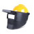 希万辉 高空配安全帽头戴自动变光电焊帽A 高空面罩+安全帽黄色国标