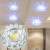 黛惑筒灯嵌入式孔径75mm孔灯7.5洞灯7.5公分LED水晶射灯客厅吊顶过道 水晶柱中白边彩5W