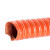 定制耐高温通风管硅胶软管50mm红色耐高温矽胶管4米 热风管排风管 25mm2F4米 175mm/4米