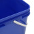 冰禹 BYyc-332 方形塑料水桶 涂料桶办公室清洁拖把桶  10L蓝色