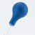海斯迪克 HKQS-140 刻度滴管吸头 移液管玻璃滴管胶头 单蓝吸球（4个起售）
