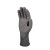 代尔塔(DELTAPLUS)劳保手套202011C级防割PU涂层耐磨手套黑灰色9码12副装