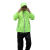 华海 雨衣雨裤套装 轻薄透气反光分体式套装 男女户外骑行防暴雨 荧光绿上衣+黑色裤子 XL 