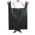 兰诗（LAUTEE）DA4012 手提式黑色加大号垃圾袋塑料袋 48*70cm （100个）/包   黑色薄款