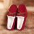 西马驼（XIMATUO）豆豆鞋女冬季加绒厚底外穿一脚蹬毛绒2024年新款棉瓢孕妇毛毛鞋子 红色 37