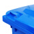 蓓尔蓝 户外垃圾桶大号 240L 加厚商用物业小区环卫塑料桶带盖果皮箱LJT2206 蓝色