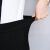 ESCURLTF春夏新款一步裙高腰弹力包臀裙半身裙短裙职业裙黑色工作裙包裙女 职业裙后开叉52厘米 S