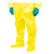 雷克兰/Lakeland ChemMAX4凯麦斯4呼吸器内置式型防化服 L码 黄色 1件装 CT4SY450 企业定制