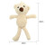 泰迪熊挂件 毛绒公仔玩具学生韩版包包装饰挂件儿童卡通小熊可爱 小号泰迪熊2个装 20CM挂件