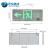 君悦嘉成 LED应急标志灯【4W 单面无字双向 ≥90分钟】0.68薄款不锈钢商场酒楼道疏散安全出口指示牌照明灯具