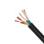 瑞天线缆 ZC-RVV-300/500V-5*4平方多股软铜电源线 国标5芯软护套线 黑色100米