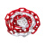 金诗洛 KSL201 塑料警示链条 路锥链条隔离警示防护隔离墩链条 (10mm红色-5米）