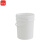 谋福1104 塑料桶密封桶小水桶包装桶 龙虾打包桶（塑料桶（ 25L白色 带提手））