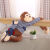 DUTRIEUX猴子宠物 绑窗帘长臂猴可爱毛绒玩具公仔卡通吊猴儿童生日礼物女 长臂猴西瓜红色 中身长35 全长60