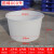德银 加厚全新牛筋塑料圆桶大储水桶腌菜发酵桶配备桶盖带盖大容量水桶 M800L(新款加厚型)