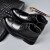 波佐斯（POEZONIS）高帮英伦男士马丁靴子秋季新款布洛克切尔西靴商务尖头潮流短靴 黑色（四季单鞋） 41