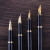 毕加索（pimio）钢笔+墨水礼盒套装双笔尖套装 717亮黑金夹0.5mm+1.0mm
