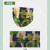 迷彩口罩印花大人军绿色彩色男女潮款个性图案一次性三层 绿色迷彩口罩(10只装)