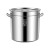盛年（SHENGNIAN） 商用不锈钢桶304加厚带盖汤桶圆桶大容量大汤锅储水桶油桶米桶 直径45cm高度26cm
