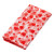 稳斯坦 W7474 (100个)大红桃心塑料包装袋 水果花篮透明礼品包装袋 红色桃心35*50cm