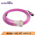 乐威达 光纤跳线 MPO-LC 多模8芯 紫色 50m LWD-8MPO-LM450