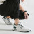 回力（Warrior）男鞋板鞋系带休闲鞋户外学生跑步运动鞋 WXP(WZ)-1140 白绿 44