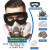LISM防毒面具全面罩全脸喷漆专用防尘口罩防工业粉尘防护放毒氧气面罩 (强烈)6200防尘毒面具+黑色