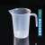 刻度塑料烧杯无柄烧杯带柄烧杯塑料量杯烘焙工具pp材质加厚 塑料量杯 1000ml