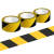 勤致（QINZHI） 警示胶带 黄黑警戒胶带安全划线地板胶带 60mm*18米/6卷 PVC警示贴仓库斑马线胶带标识 QZ131