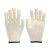 安居先森线手套劳保 加厚防滑耐磨工地干活工业防护劳工棉线劳保用品手套12付/袋 MZS-X70（包） 白色 