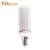 佛山照明（FSL） LED玉米灯泡E14小螺口超亮光源水晶吊灯小圆柱节能灯泡 9W暖白4000K
