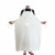 劳保佳 TPU环保围裙 防水防油围裙 无袖 白色 均码 10件装 可定制