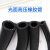 博雷奇黑色光面耐热耐柴油橡胶管高压空气管高温水管软管蒸汽管套 耐温180度耐磨耐油管6MM