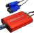 创芯科技can卡 CANalystII分析仪 USB转CAN USBCAN2 can盒 分析 版红色
