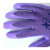 适用于12双红宇l309 舒适柔软防滑彩尼龙乳胶发泡手套 24双星宇紫色(L578) M