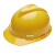 小金刚 工地安全帽 ABS材质防砸抗冲击工地工程建筑电力施工 VPRO 黄色
