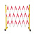 锐进 RJ-Y20022 伸缩围栏 可移动式隔离护栏玻璃钢（管式）  1.2米高*可伸3米 红白色  (单位：个) 