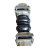 适用于定制适用丝扣橡胶水泵软接头 风机软管方形内螺纹橡胶软连接dn25 32 40 50 定制 dn25