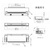 绎威格连接器FPC1.0mm间距 翻盖式4P/6P/8P/10P-40P 2.0H 软排线插4P翻盖下接-YWG-FPC1.0mm-4P(100个)