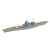 定制G模型 渝塑料拼装 CY0-041 4普鲁士战列舰 1/000 406mm金属主炮管1