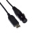 RS485 USB转DMX512 XLR 5P 5芯 舞台灯光控制线 纯黑USB 1m