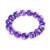 紫龙晶单圈手串 异象查罗石原石紫色水晶手链 饰品时尚礼物 紫龙晶单圈手链16MM