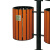 南 GPX-95A 南方仿木烤漆分类环保垃圾桶  木纹 户外垃圾桶户外环保垃圾桶烟灰桶广场小区公园环保垃圾桶